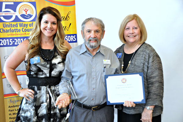 Virginia B. Andes Volunteer Community Clinic’s United Way Volunteer Spirit Awardee for 2016