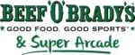 Logo for Beef O'Brady's Good Food. Good Sports & Super Aracade