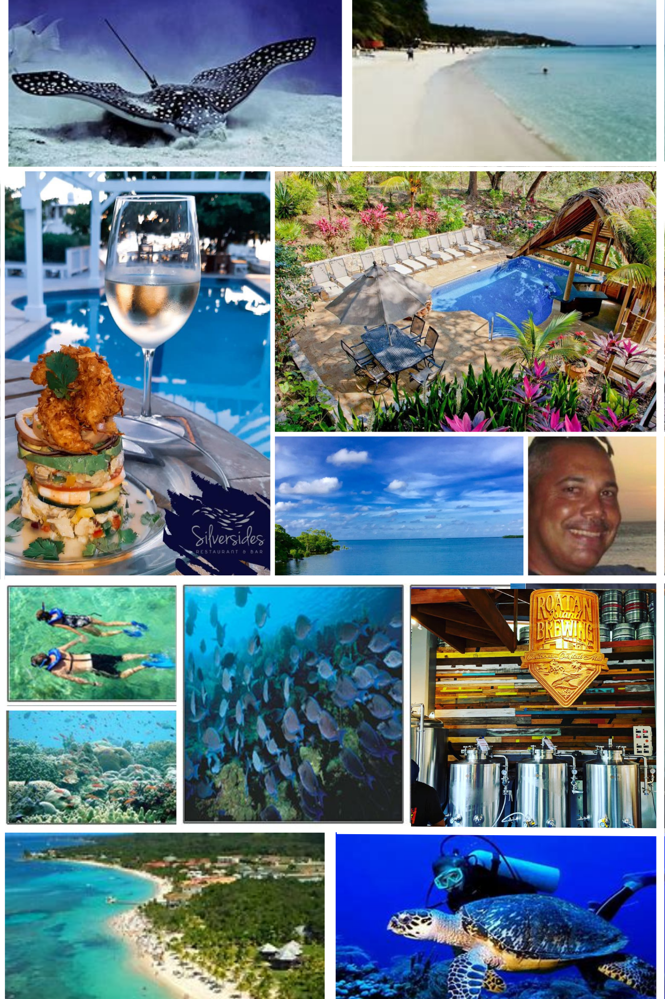 Caribbean Vacation Collage